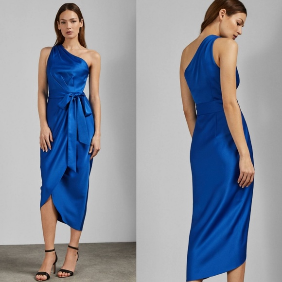 ted baker blue gabie dress